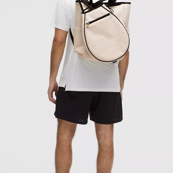 Lululemon Racket Bag 19L in Natural/Black - Picture 2 of 12